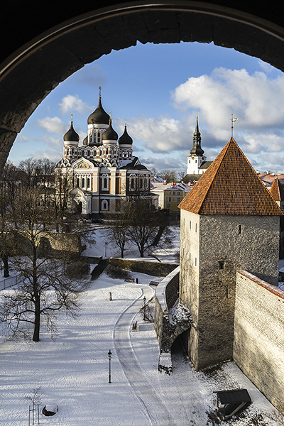 Средняя температура в Эстонии зимой –7 °С