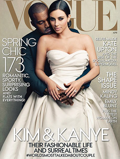 Обложка Vogue с Ким и Канье