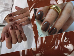 Ногти в шоколадной глазури — самый любимый зимний маникюр голливудских звезд