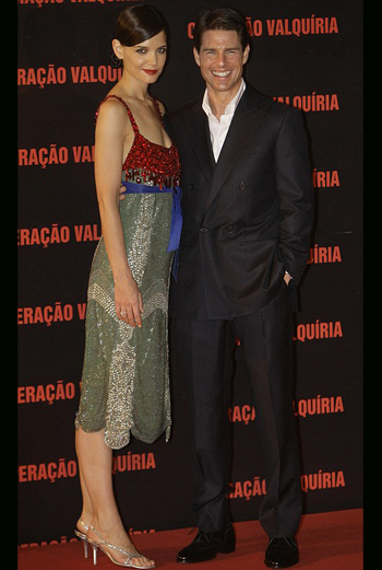 Том Круз и Кэти Холмс на премьере в Бразилии