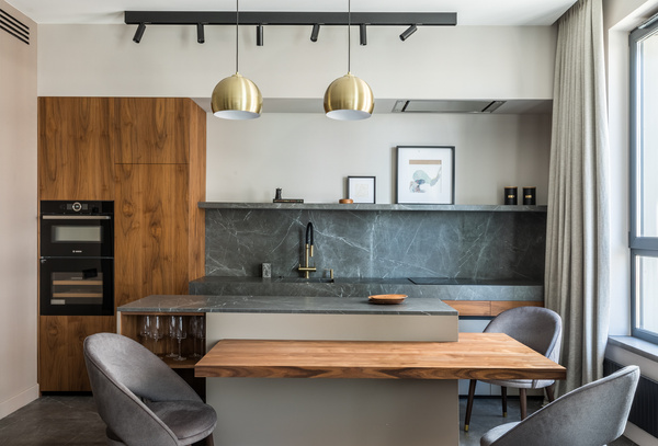 Кухни без верхних шкафов: 55+ примеров | myDecor