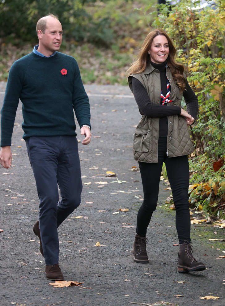 Осень по-королевски: Кейт Миддлтон показывает, как и с чем надо носить стеганую жилетку