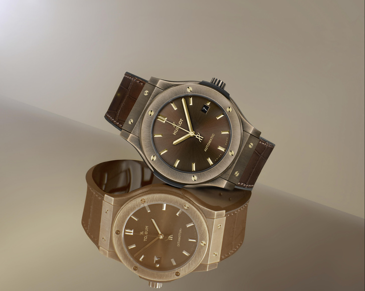 Переосмысленная элегантность: новые часы Hublot Classic Fusion Bronze Brown 45 mm