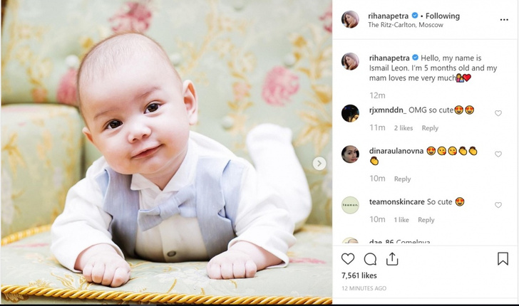 Оксана Воеводина поделилась новыми фотографиями пятимесячного сына Леона