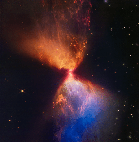Протозвезда в темном облаке L1527, созвездие Тельца