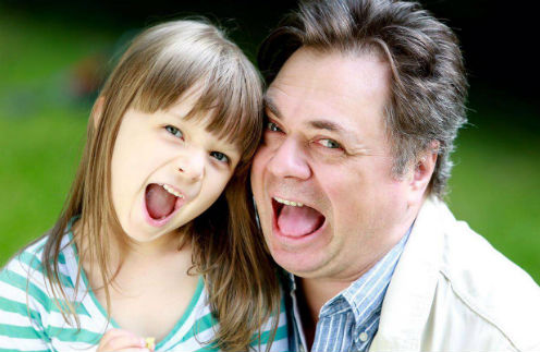 Андрей Леонов с дочерью Аней