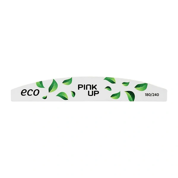 Пилка для ногтей `PINK UP` `ACCESSORIES` ECO из бамбука 180/240 