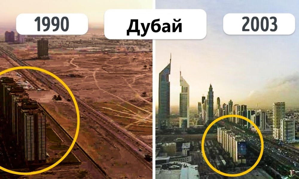 Дубай в 1995 году