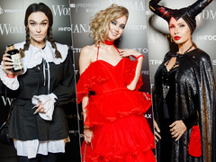 Бледанс с рогами, Водонаева-Аддамс и MARGO Кардашьян бросили все дела ради Woman.ru Halloween Party