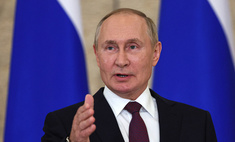 Владимир Путин на торжественной церемонии принятия в состав РФ новых территорий. Онлайн-трансляция