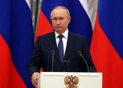 Полный текст указа Владимира Путина о введении военного положения в регионах России