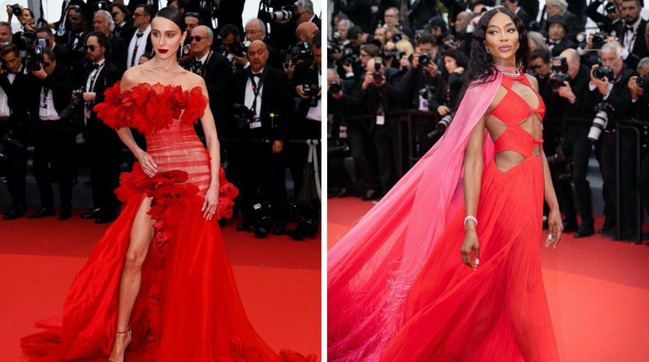 Королевы соблазна: лучшие красные платья 76-го Каннского фестиваля, которые обсуждает весь мир