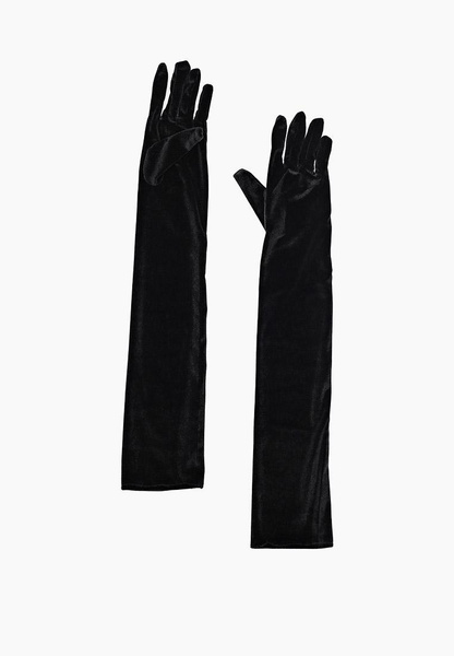 Длинные перчатки из бархата