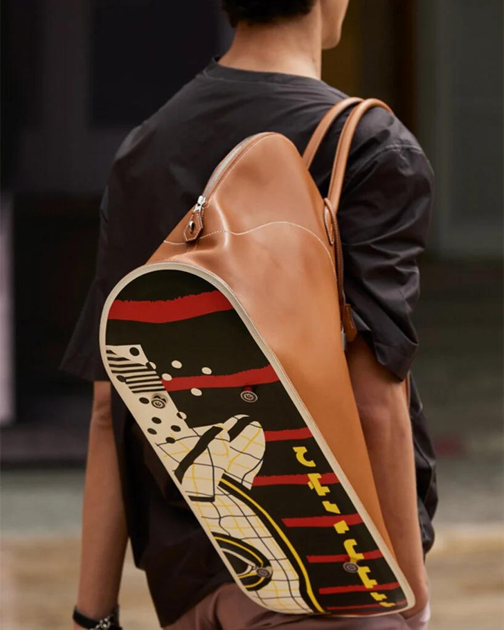 Эффектный трюк: сумка-скейтборд от Hermès