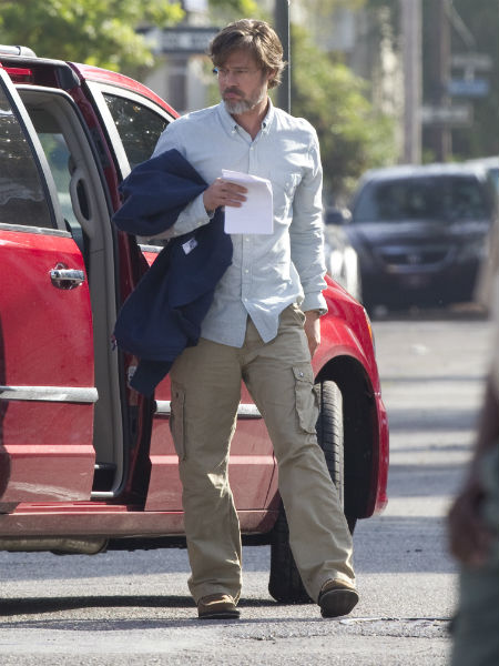 Брэд Питт на съемках фильма Big Short