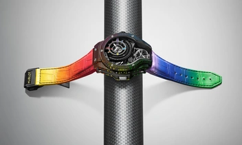 Hublot представили часы MP-09 Tourbillon Bi-Axis Rainbow 3D Carbon