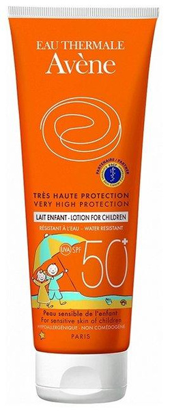 Детское молочко Avene Sun Care Very High Protection Lotion SPF 50+