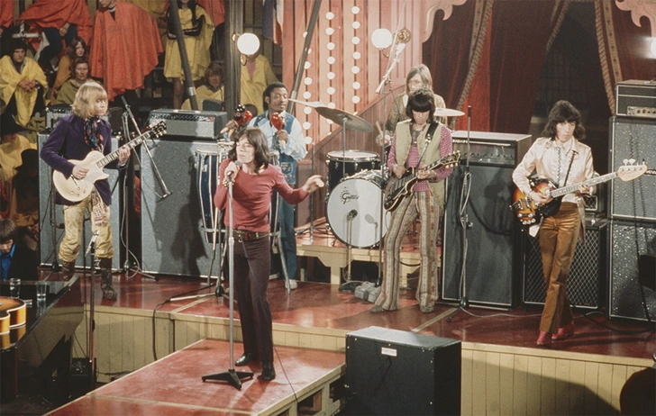 Кадр из шоу Rock and Roll Circus, 1968