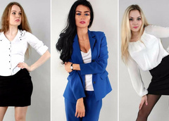 Выбираем «Мисс «Стильный офис»: роскошные омички в деловых костюмах