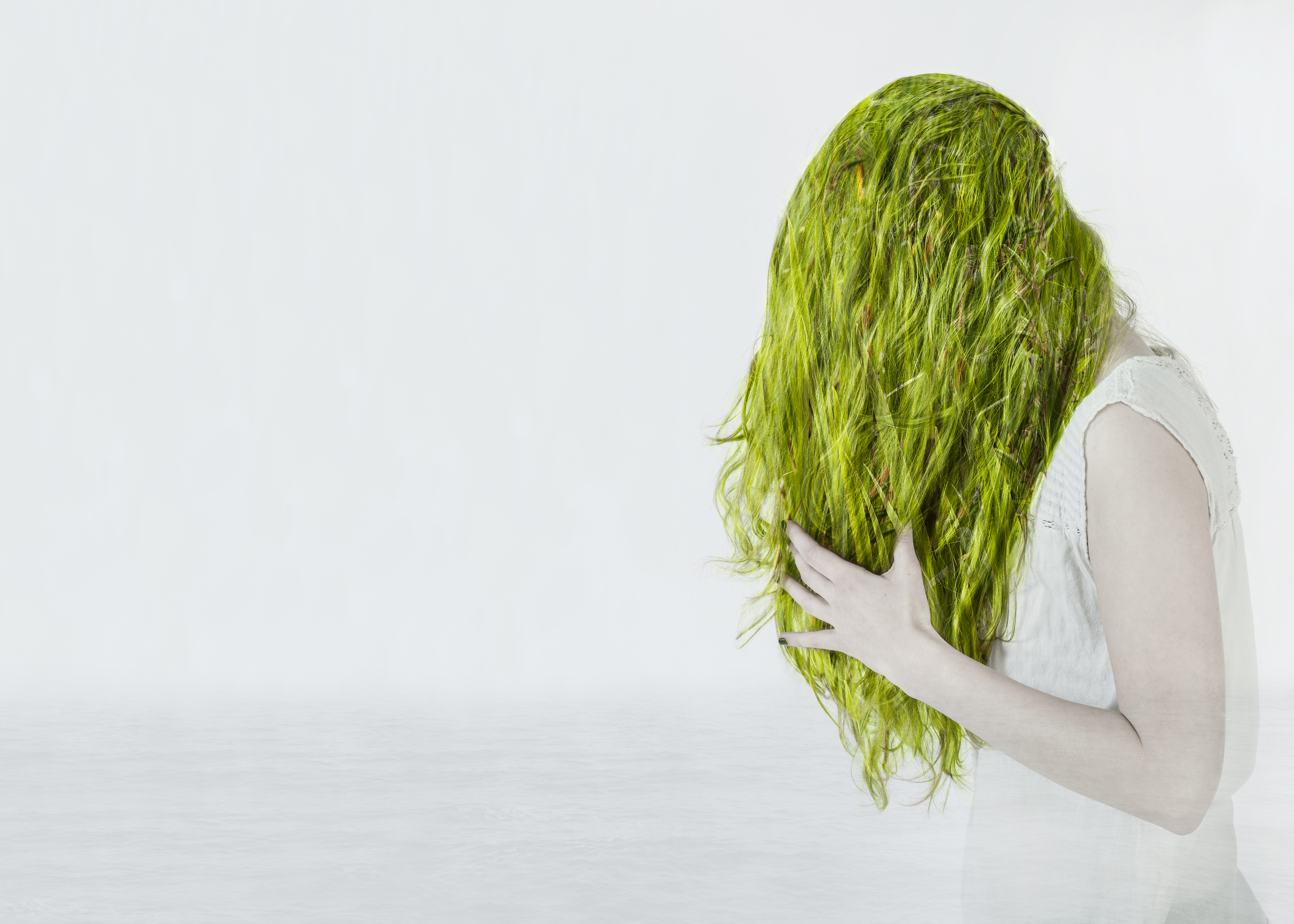 Фото Светлых Зеленые Волосы