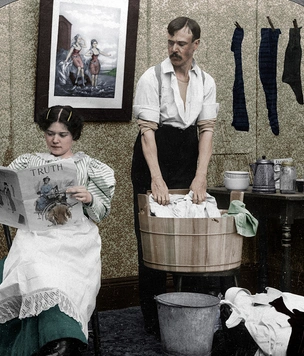 Первый в мире антифеминистический фильм — немая комедия 1906 года