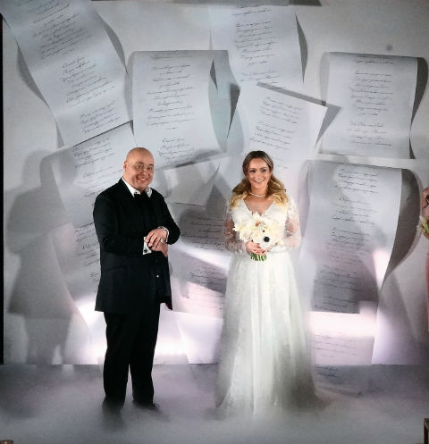 38-летний Доминик Джокер и 27-летняя Катя Кокорина поженились и показали фото и видео со свадьбы