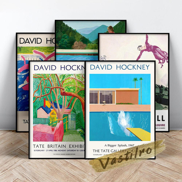 Постеры с работами Дэвида Хокни