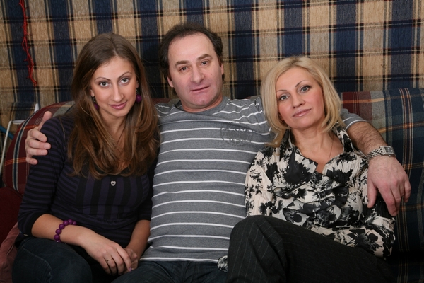 Семен Стругачев с семьей