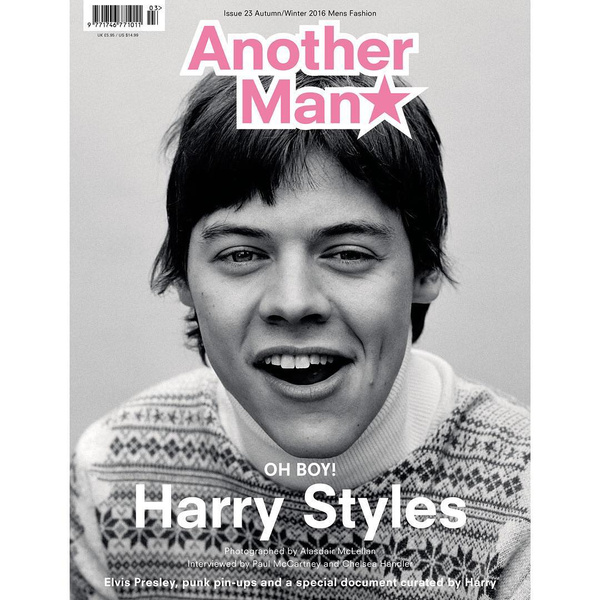 OMG! Гарри Стайлс с новой прической на обложке журнала