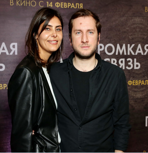Надежда Оболенцева и Резо Гигинеишвили на премьере картины «Громкая связь»
