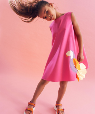 Легкие ткани и пестрые принты в новой коллекции детского бренда Il Gufo