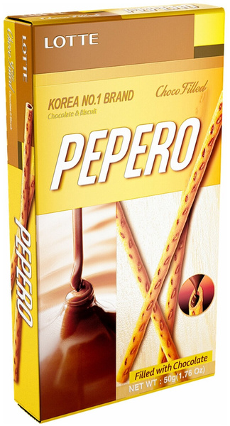 Палочки Pepero с шоколадной начинкой