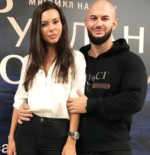Оксана Самойлова с мужем Джиганом
