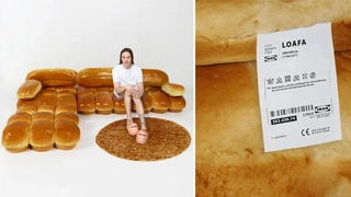 Диван из буханок хлеба взорвал Интернет