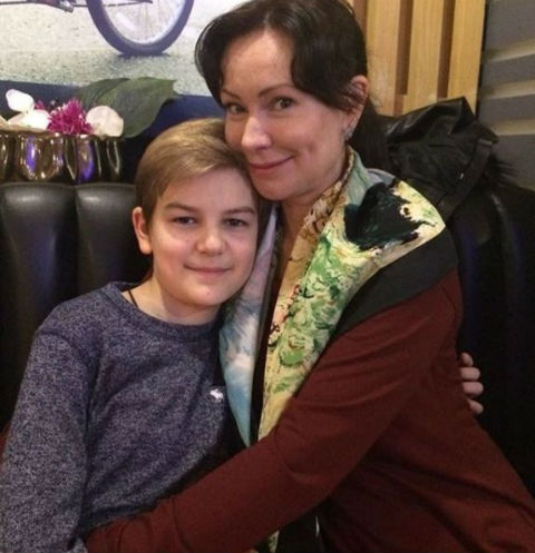 Нонна Гришаева с сыном Ильей