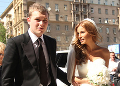Свадьба Сергея Бондарчука и Таты Мамиашвили