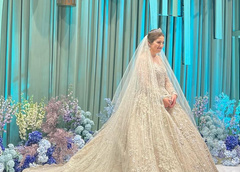 Платье за 100 миллионов рублей, мраморный декор и выступления звезд: как прошла свадьба дочери Михаила Гуцериева