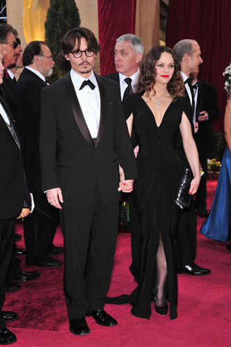 Ванесса Паради (Vanessa Paradis) с мужем Джонни Деппом (Jonny Depp)