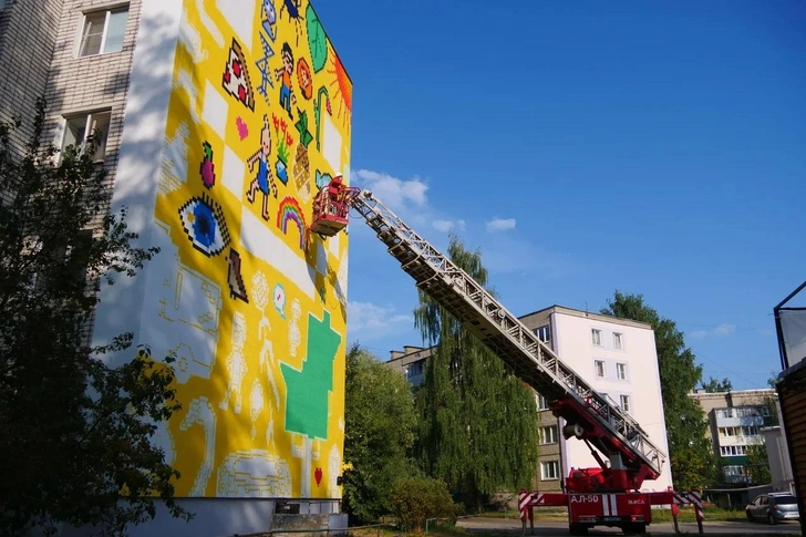 Выкса: уличное искусство как часть городской айдентики