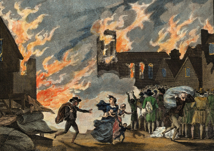 In 1666 &#8230; There was a great London fire