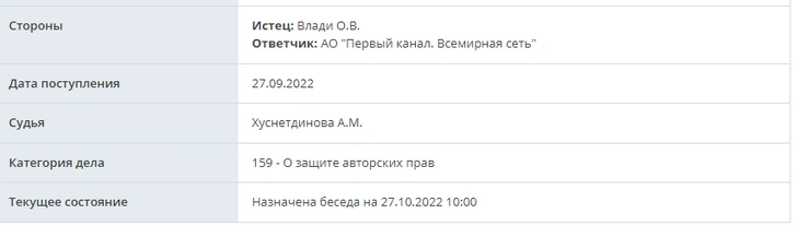 Автор хита Светланы Лободы подал в суд на Первый канал и требует 1,5 миллиона на лечение депрессии