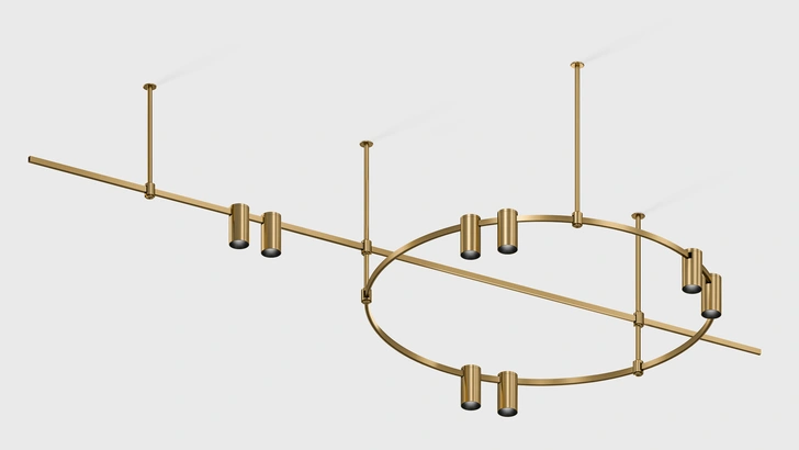 Новые световые инсталляции Auroom Ring Line