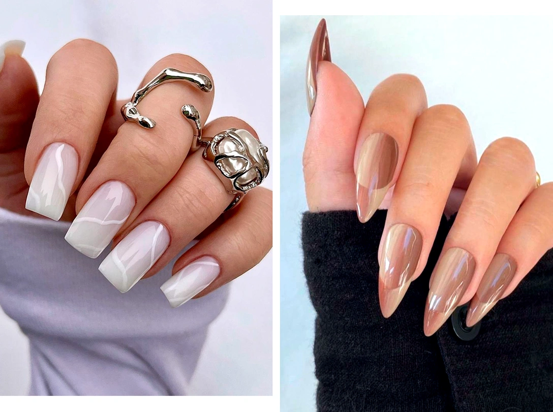 8 идей модного маникюра, который незаметно отрастает | marieclaire.ru