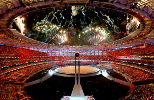 Церемония открытия первых Европейских игр