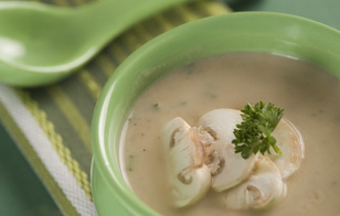 Готовим дома как в ресторане: крем-суп из шампиньонов со сливками