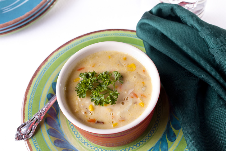 Суп с кукурузой: лето на вкус!