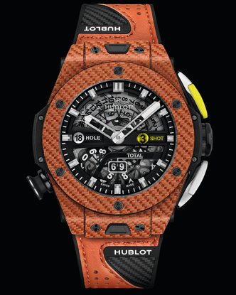 Крупным планом: механические часы Hublot для гольфистов