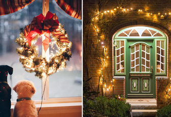 Как украсить дом снаружи к Новому году и Рождеству