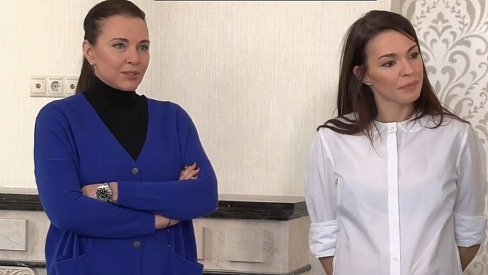 Татьяна Лютаева и Агния Дитковските в новом доме