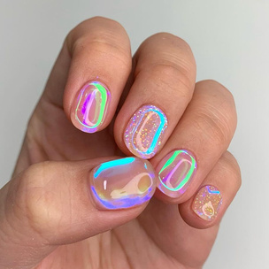 «Aurora nails» — нереально красивый корейский бьюти-тренд, который покоряет соцсети
